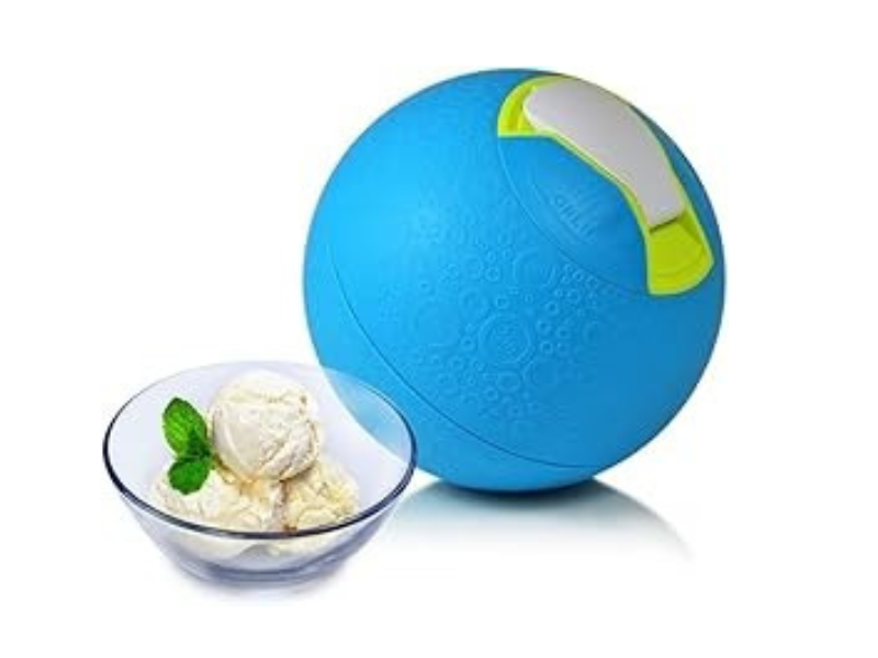 Ball that allows you to make your own ice cream