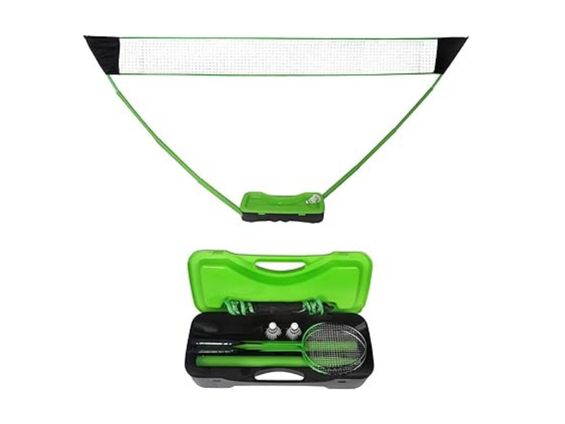 Portable badminton set that you can set up anywhere