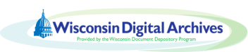 Wisconsin Digital Archives blue text logo