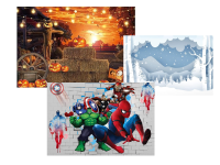 Various backdrops perfect for photo opportunities