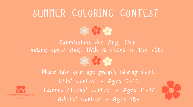 White text on a warm, peachy background with orange and white flowers. 