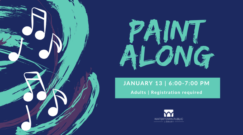 Paint strokes and music notes