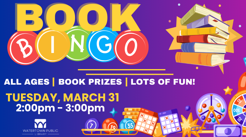 blue background, yellow lettering